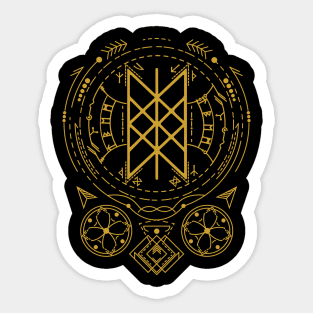 Web of Wyrd | Norse Pagan Symbol Sticker